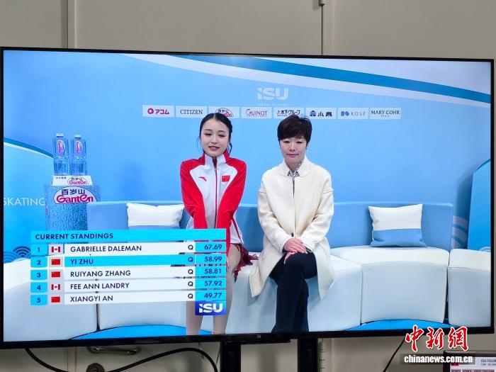 朱易在短节目领先后期待自由滑有更好发挥,誓